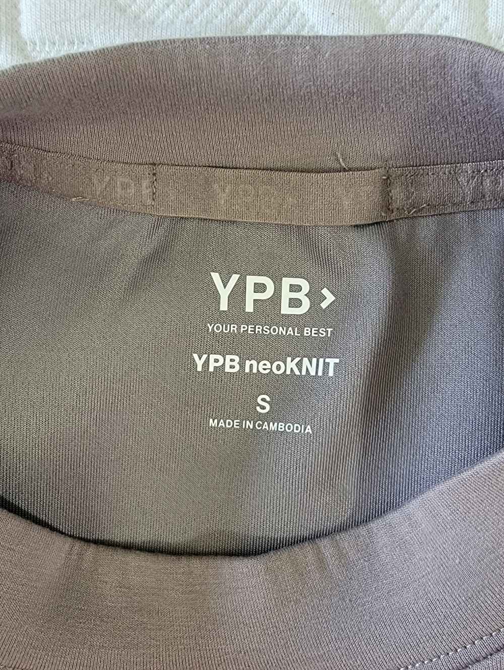 YPB NeoKnit Cropped Pullover Sweatshirt Gray Black Color Block Design Size Small - Picture 8 of 11